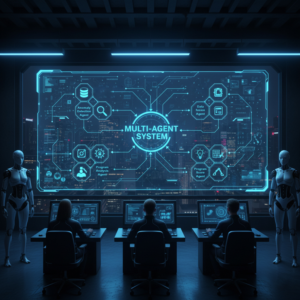 Multi-agent system orchestration inside GRAVTY® Compass.